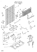 UNIT Diagram and Parts List for TT14DKXEW14  Estate Refrigerator