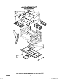 VENTILATION Diagram and Parts List for MH6600XW0  Whirlpool Microwave
