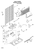 UNIT PARTS Diagram and Parts List for TT14DKXKQ02  Estate Refrigerator