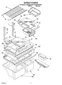 SHELF, OPTIONAL Diagram and Parts List for ET8MTMXKT02  Whirlpool Refrigerator