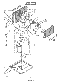 SECTION Diagram and Parts List for CAW12D2A1  Whirlpool Air Conditioner