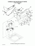 Part Location Diagram of W10363998 Whirlpool PANEL-CNTL