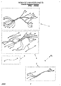 WIRING HARNESS, OPTIONAL Diagram and Parts List for FES364BW0  Roper Range