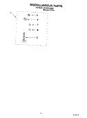 MISCELLANEOUS, OPTIONAL Diagram and Parts List for 3RLSQ8533JQ1  Whirlpool Washer