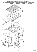 COMPARTMENT SEPARATOR Diagram and Parts List for ET18NMYAN00  Whirlpool Refrigerator