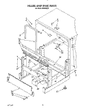 FRAME AND TANK Diagram and Parts List for KUDI220T2  KitchenAid Dishwasher