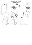 Part Location Diagram of 4378422 Whirlpool Panel, Container Front (Black & White)