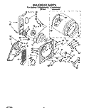 SECTION Diagram and Parts List for LER6848AN0  Whirlpool Dryer