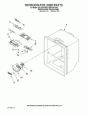 REFRIGERATOR LINER PARTS Diagram and Parts List for KBLS19KTMS0  KitchenAid Refrigerator