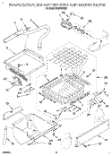 EVAPORATOR, ICE CUTTER GRID AND WATER Diagram and Parts List for EC510WXE0  Whirlpool Ice Maker