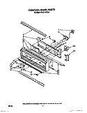 CONTROL PANEL Diagram and Parts List for KEBS176WBL0  KitchenAid Wall Oven