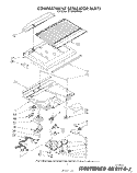 COMPARTMENT SEPARATOR Diagram and Parts List for ET18HKXSW0A  Whirlpool Refrigerator