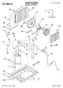 UNIT PARTS Diagram and Parts List for CAR10RSL1  Crosley Air Conditioner
