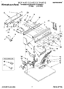 SECTION Diagram and Parts List for KEYE870BAL0  KitchenAid Dryer