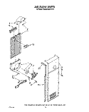AIR FLOW Diagram and Parts List for KSRS22DWAL02  KitchenAid Refrigerator