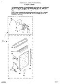 INSTALLATION PARTS Diagram and Parts List for CA6WM41  Crosley Air Conditioner