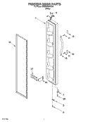 Part Location Diagram of L2206823W Whirlpool DOR-FIP White
