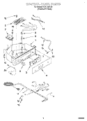CONTROL PANEL Diagram and Parts List for KUIS155HLS0  KitchenAid Ice Maker