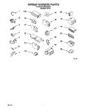 WIRING HARNESS Diagram and Parts List for LBT6233DQ0  Whirlpool Washer
