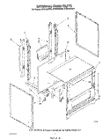 EXTERNAL OVEN Diagram and Parts List for SF3040SRW2  Whirlpool Range