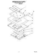 HIDDEN BAKE PARTS, MISCELLANEOUS PARTS Diagram and Parts List for KERC608LSS0  KitchenAid Range