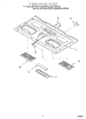 VENTILATION Diagram and Parts List for MH7130XEQ1  Whirlpool Microwave