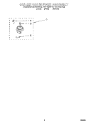 SECTION Diagram and Parts List for KGCT305EWH0  KitchenAid Cooktop