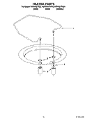HEATER PARTS Diagram and Parts List for KUDW03CTBL3  KitchenAid Dishwasher