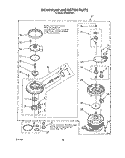 3367443 PUMP AND MOTOR Diagram and Parts List for DP6000XRP1  Whirlpool Dishwasher