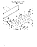 Part Location Diagram of 816484 Whirlpool PANEL-BKGD