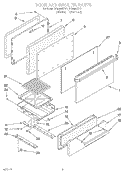 SECTION Diagram and Parts List for SF3000SYW1  Whirlpool Range