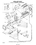 ICE MAKER , NOT ILLUSTRATED Diagram and Parts List for ET16JM1MWR1  Whirlpool Refrigerator