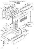 Part Location Diagram of 9750693 Whirlpool CHANNEL