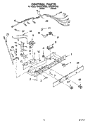 CONTROL PARTS Diagram and Parts List for CS25AFXKQ05  Crosley Refrigerator