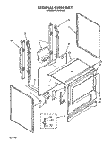 EXTERNAL OVEN Diagram and Parts List for FLP320VW0  Roper Range