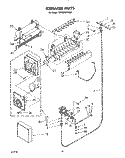 ICEMAKER, LIT/OPTIONAL Diagram and Parts List for ED22DWXTG01  Whirlpool Refrigerator