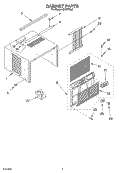 Part Location Diagram of 8011321 Whirlpool GRILLE