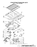 COMPARTMENT SEPARATOR Diagram and Parts List for ET18NKXSW08  Whirlpool Refrigerator