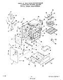 OVEN DOOR Diagram and Parts List for 2366W0A  Roper Range
