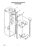 REFRIGERATOR LINER Diagram and Parts List for KSSS48DWX00  KitchenAid Refrigerator
