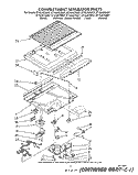 COMPARTMENT SEPARATOR Diagram and Parts List for ET18JKYSG07  Whirlpool Refrigerator