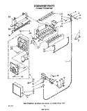 ICE MAKER , LIT/OPTIONAL Diagram and Parts List for ET20GMXTF00  Whirlpool Refrigerator