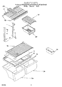 Part Location Diagram of 2166213 Whirlpool COVER, MEAT PAN