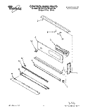 CONTROL PANEL, LIT/OPTIONAL Diagram and Parts List for RB160PXYQ3  Whirlpool Range