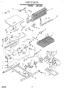 UNIT Diagram and Parts List for RT18HDXBL01  Roper Refrigerator