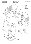 UNIT, LITERATURE Diagram and Parts List for CA5WM46  Crosley Air Conditioner