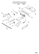 TOP VENTING, OPTIONAL Diagram and Parts List for KEBI141DBL10  KitchenAid Wall Oven