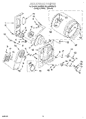 SECTION Diagram and Parts List for LER5636JQ0  Whirlpool Dryer