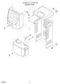 SECTION Diagram and Parts List for AD25G0  Whirlpool Dehumidifier