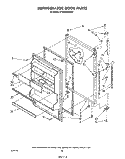 REFRIGERATOR DOOR , LIT/OPTIONAL Diagram and Parts List for ET18MKXSW03  Whirlpool Refrigerator